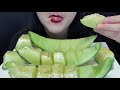 asmr 달콤한 과즙 가득 멜론 탕후루 melon tanghulu mukbang フルーツ飴 candied fruits.