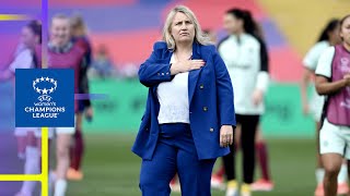 Emma Hayes' immediate reaction to Chelsea's win over Barcelona 🔵🎙️