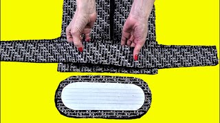 The fashionable BAG is sewn by Vladanna from Chanel tweed 👜 Transformer simple and creative DIY