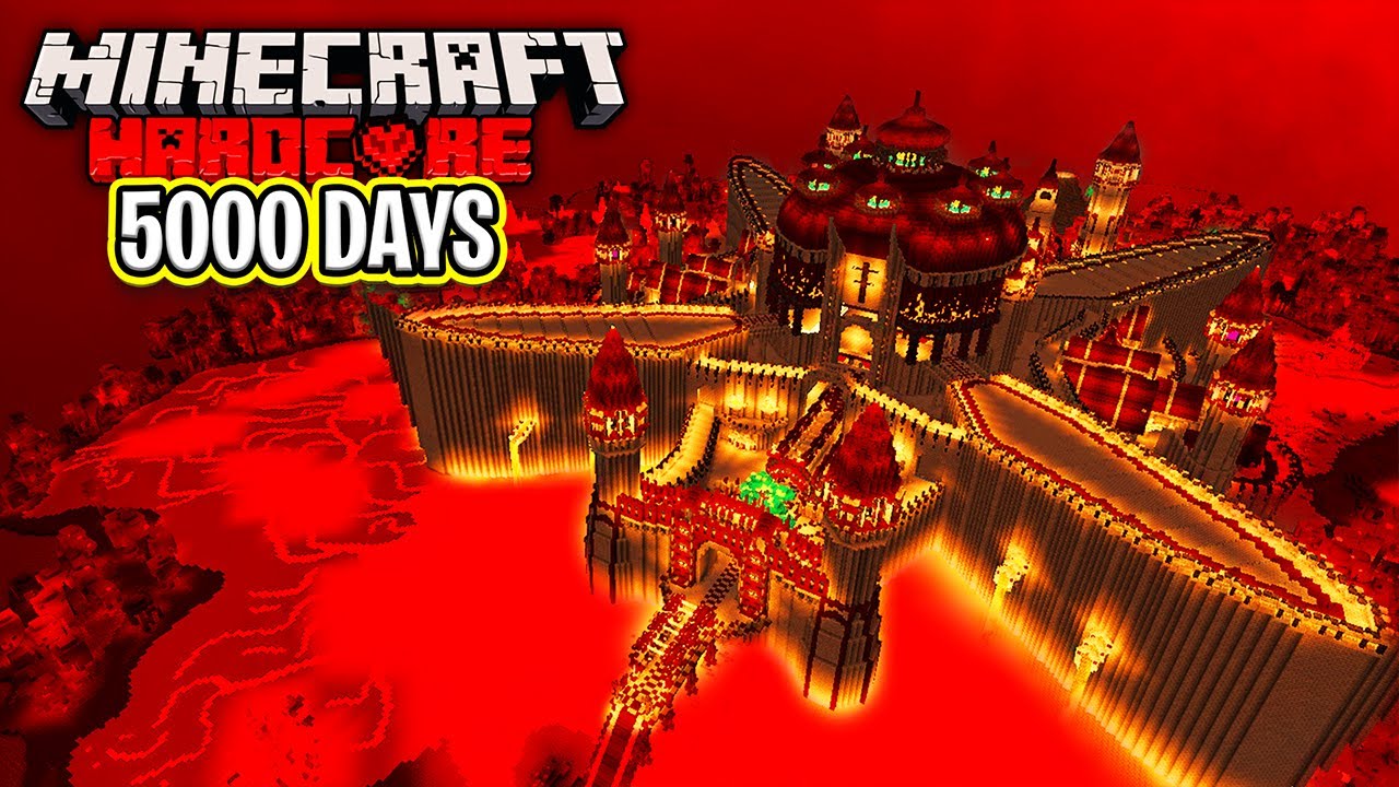I Survived 5000 Days In Hardcore Minecraft Youtube