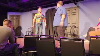 Keystone Improv performs a deconstruction at the iO Theater on June 7, 2023.