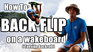 How To: Backflip on a Wakeboard - Ts Backroll