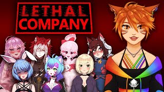 8 VTubers Trying to Win $100! ~Lethal Company~ (Co-op Horror Game)