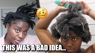 Natural Hair DISASTER!? Mini twists takedown + WASH DAY after 2 MONTHS!! | VLOG