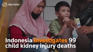 Indonesia investigates 99 child kidney injury deaths