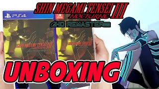 Shin Megami Tensei III Nocturne HD Remaster (PS4/Switch) Unboxing