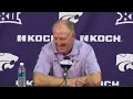 chris klieman press conference 09.30.24