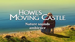 Relaxing Howl's Moving Castle Nature Scenery | Studio Ghibli Ambience (No Music 10 Hour Loop)