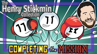 Completing the Mission - PART 1 - The Henry Stickmin Collection (All Fails, Endings, & Bios)