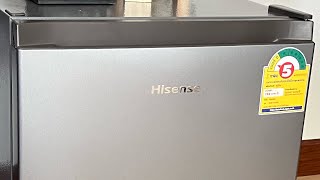 รีวิวตู้เย็น Hisense Minibar 1.6Q ราคาเพียง 1850 บาท ประหยัดพื้นที่ ดีไซน์เก๋ ประหยัดไฟ | Sirisan.s