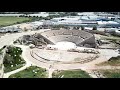 Caesarea Amphitheater - Israel - Raw Drone Flight