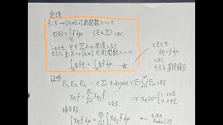 可測関数の積分で新しい測度をつくる