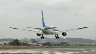 全日空All Nippon Airways ANA B767-381ER JA610A Japan.Endless Discovery Landing at TSA RWY 10