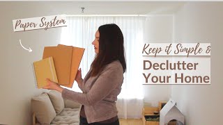 Paper Clutter: Keep It Simple \u0026 DECLUTTER Your Home