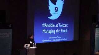 How Twitter Uses Ansible. AnsibleFEST NYC 2014