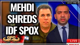 Mehdi Hasan SHREDS IDF Spox Live On CNN