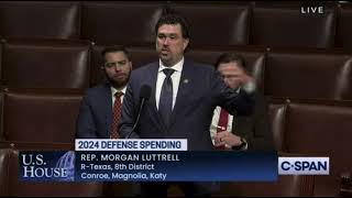 Luttrell Floor Speech on Amendment to FY24 DoD Appropriations Pt. II