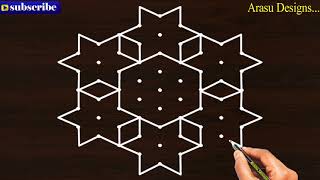 rangoli design, easy rangoli art beautiful kambi kolam