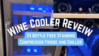 Phiestina Dual Zone Wine Cooler Refrigerator Review