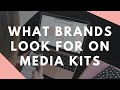 Media kit | EVERYTHING you NEED to INCLUDE!