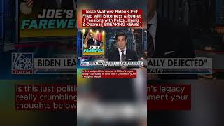 Jesse Watters: Biden’s Exit Filled with Bitterness & Regret | Tensions with Pelosi, Harris & Obama
