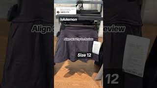 ALIGN SKIRT TRY-ON #lululemoncreator #alignskirt #lululemon #size12