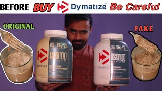 I Got Fake Dymatize Whey Protein - Original or Fake Whey Protein how its looks.