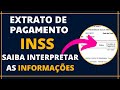 EXTRATO DE PAGAMENTO DO INSS: CRÉDITO NÃO RETORNADO I INVALIDADO I MEU INSS - ENTENDA AS INFORMAÇÕES