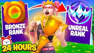 I Reached Fortnite’s #1 Rank In 24 Hours! (Unreal)