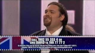 Australia's Got Talent 2011 - David DeVito (Nessun Dorma)