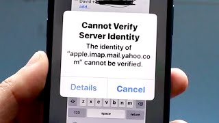 How To FIX "Cannot Verify Server Identity" On iPhone! (2022)