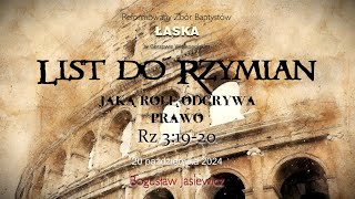 Jaką rolę odgrywa Prawo Rz 3:19 - 20