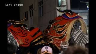 篠ノ井祇園祭 大獅子の勇壮な競演 高速度撮影(スローモーション) 長野市無形民俗文化財 平成28(2016)-07-31