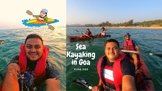 ഞാനും കടലിൽ ചാടി 😎 First Sea Kayaking Experience \u0026 Jumping into the Sea !!