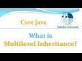 Core Java 41 -What is Multilevel Inheritance?