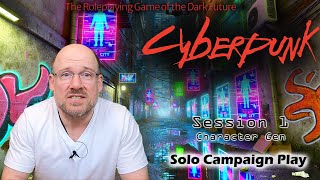 Cyberpunk Red - Solo RPG Actual Play - Episode 1