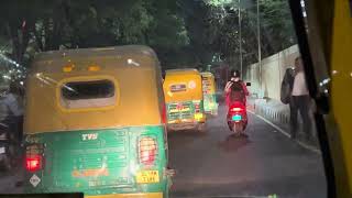 Nighttime Riding Rickshaws back to hotel