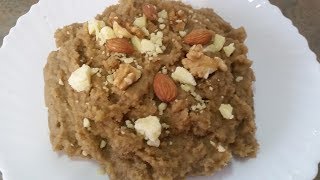 Walnut And Almond  Halwa .Akhrot aur Badam ka Halwa .