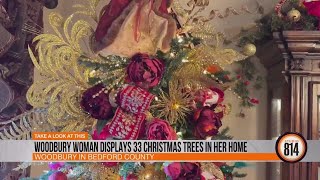 Woodbury Couple Displays 33 Christmas Trees in honor of their Son