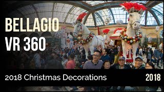 Bellagio Conservatory Christmas Decorations VR 360 (2018)