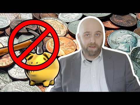 How do you break a piggy bank?