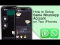 How to Setup same WhatsApp Account on two iPhones! [2024]