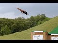 Girl Does Backflop Off Huge Water Slide