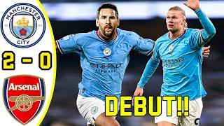 MESSI Debuts And Changes The Game | Manchester City vs Arsenal