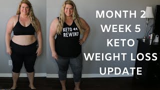 MONTH 2 WEEK 5 KETO WEEKLY UPDATE - DID I LOSE OR GAIN WEIGHT?