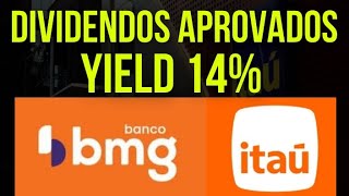 BMGB4 BANCO BMG NOVO ANÚNCIO ITUB4 ITAÚ #dividendos #bmg #investir #itub4 #bolsadevalores