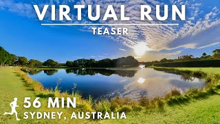 Teaser | Virtual Running Video For Treadmill With Music in #Sydney | 56 min