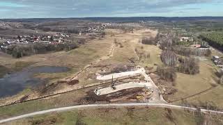 S74 Mniów-Kielce – przelot dronem – styczeń 2025