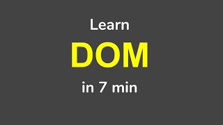 What is DOM | Document Object Model | Beginner Tutorial