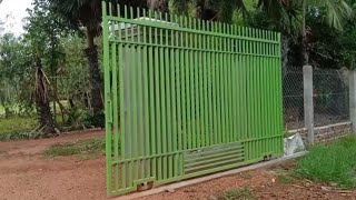 ម៉ូតទ្វារបងផ្ទះស្អាតៗ  /Design fence gate house / តម្លៃ700$-900$ /